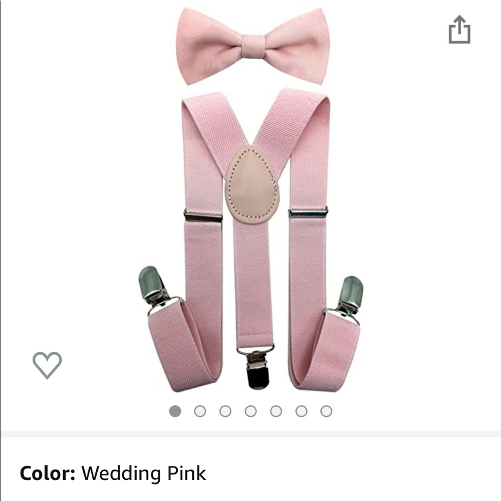 Toddlers Suspenders and Bow Tie Set 💘